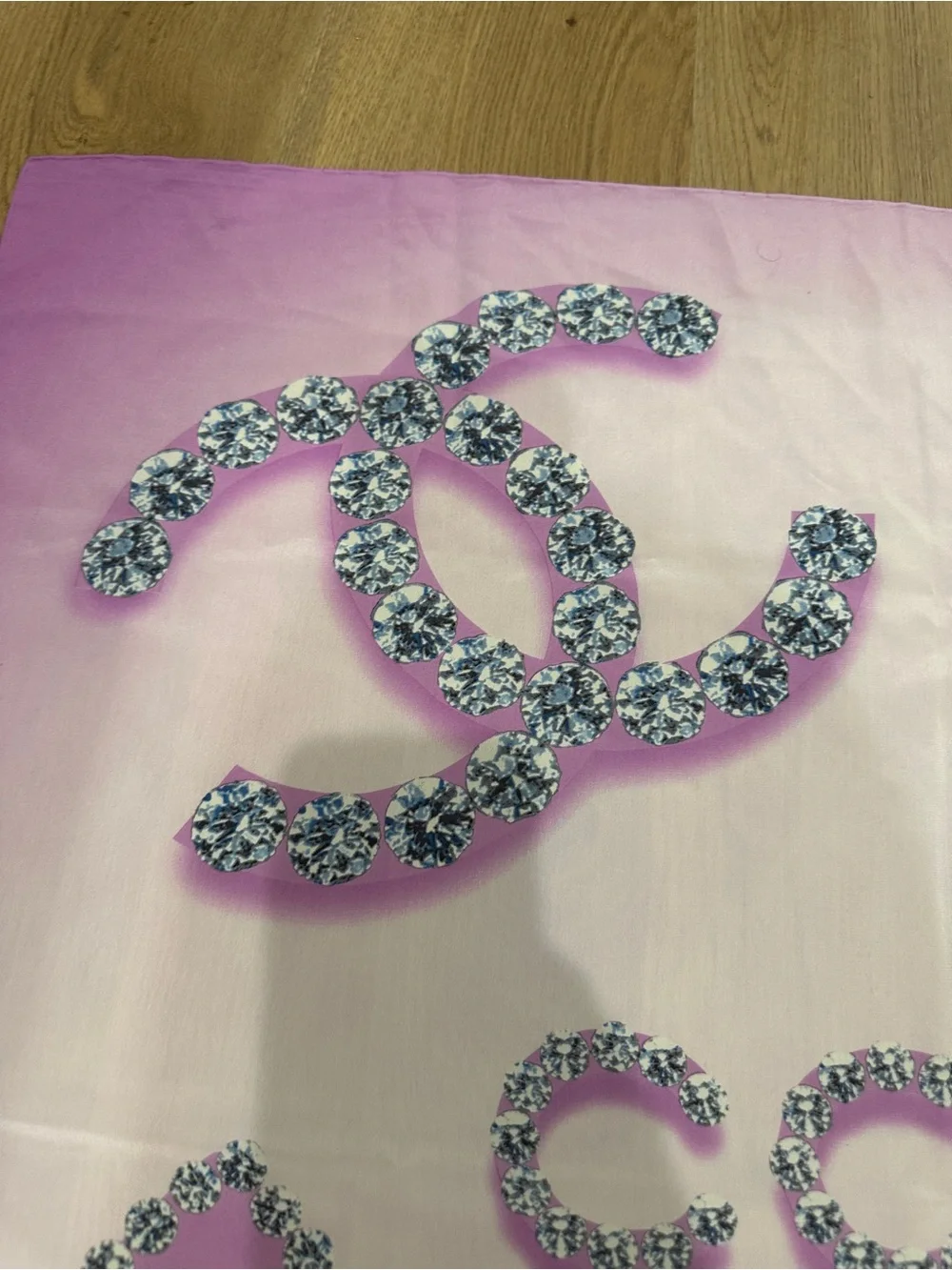 Vintage Authentic Chanel silk scarf